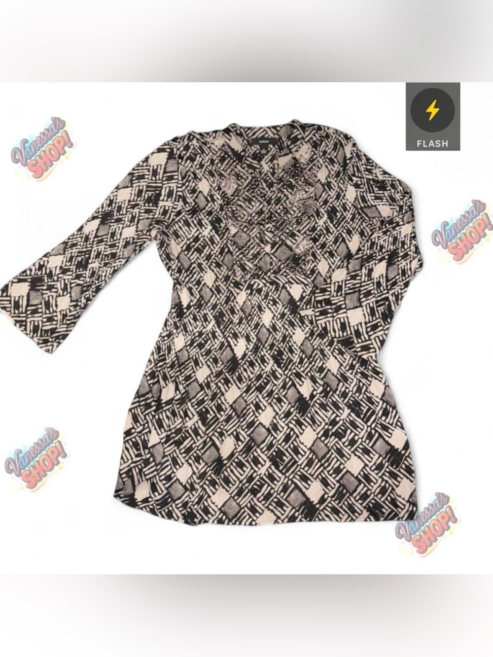 Alfani Semi-Sheer Tunic-Style Top!